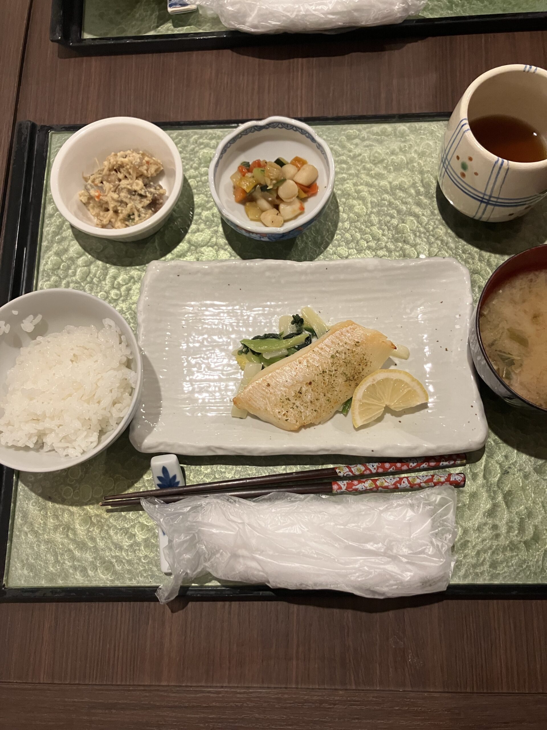 かれいのハーフソルト焼き