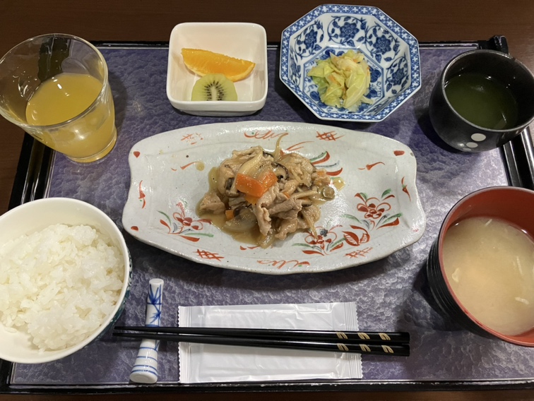 豚肉ときのこの甘辛炒め